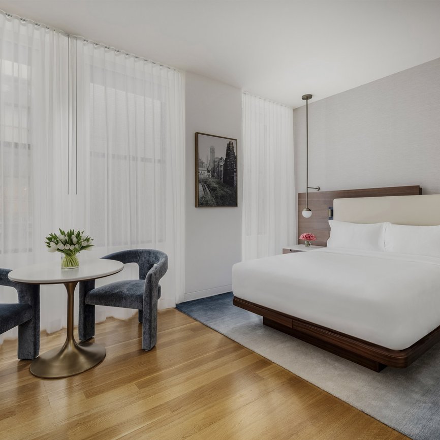 Superior - Bedroom - Day - Hotel Room NYC Bryant Park Hotel - Midtown Hotel